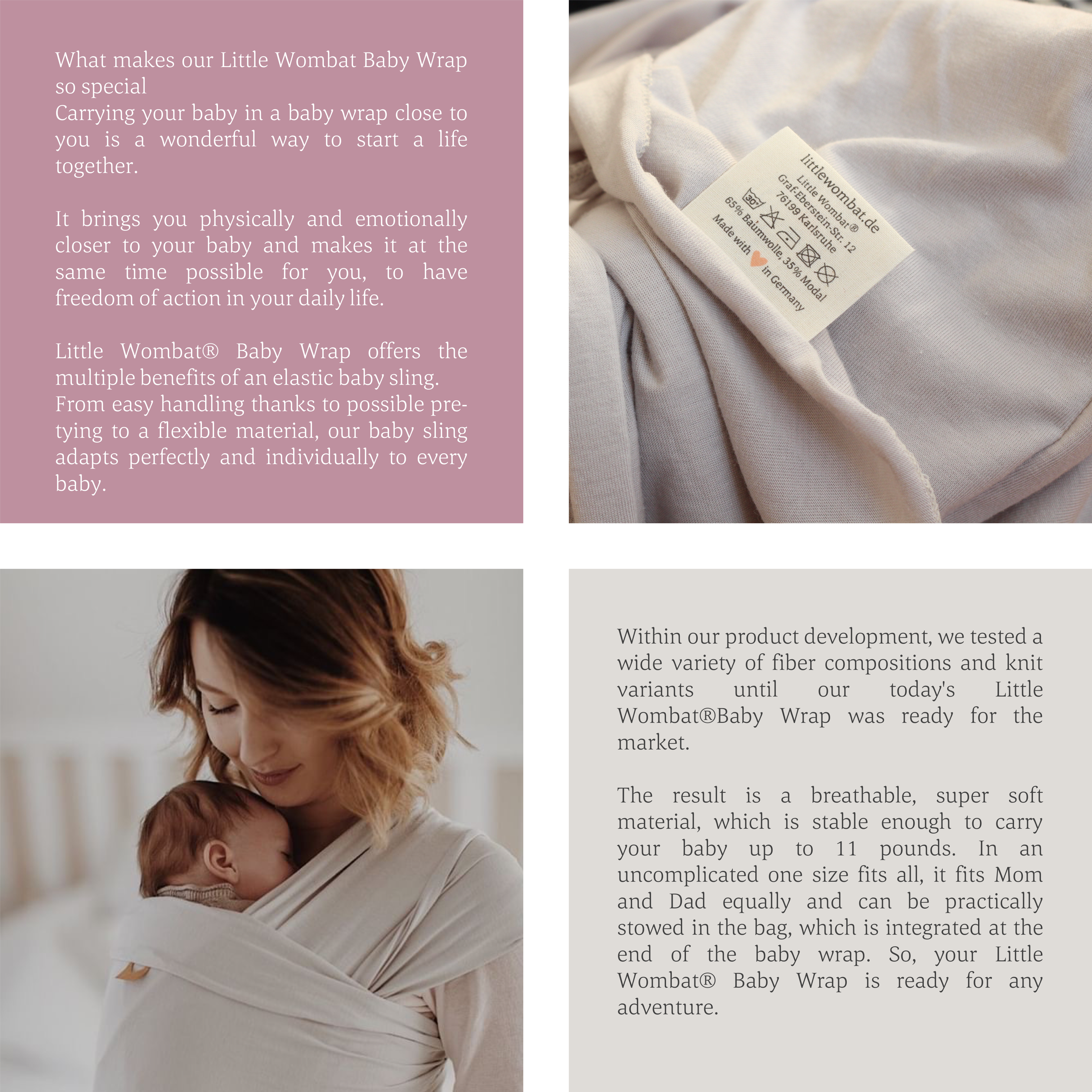 Baby Wraps - how we produce