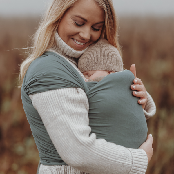 Babytragetuch grün